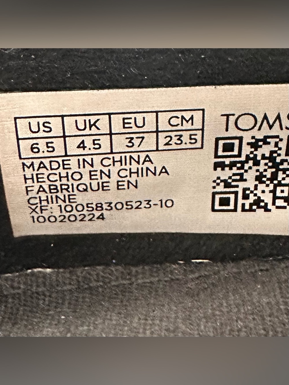 TOMS Cara Lug sole Penny loafers black leather comfort casual shoes New Sz 6,5 - Picture 10 of 10